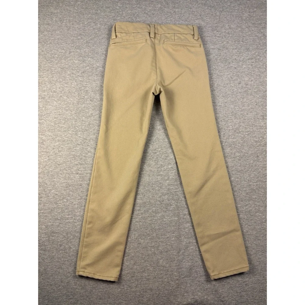 Gap Kids Boy's Size 7 Slim Tan Khaki Cotton Blend Dress Slacks Pants Uniform